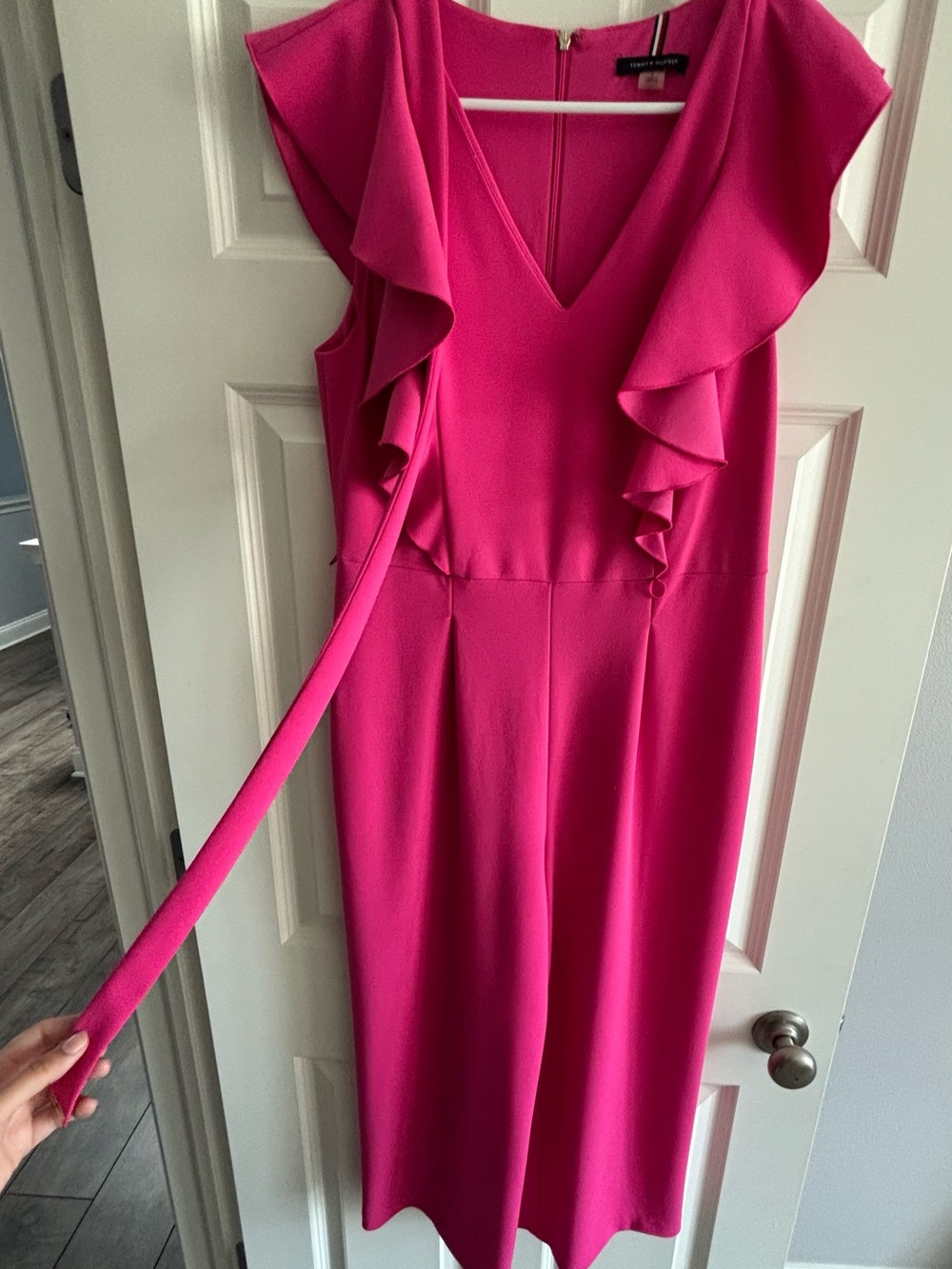 Hot pink Tommy Hilfiger jump suit